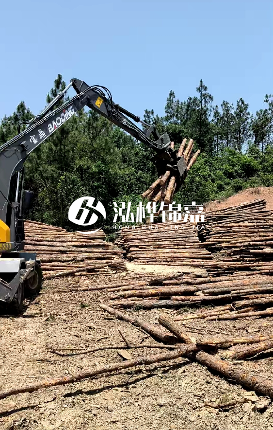 云南4米松木樁批發(fā)價(jià)格多少-4米小頭13-15直徑多少錢(qián)一根？