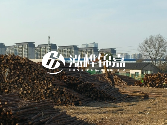 河南松木樁廠家泓樺錦嘉-松木樁直徑是小頭還是大頭？