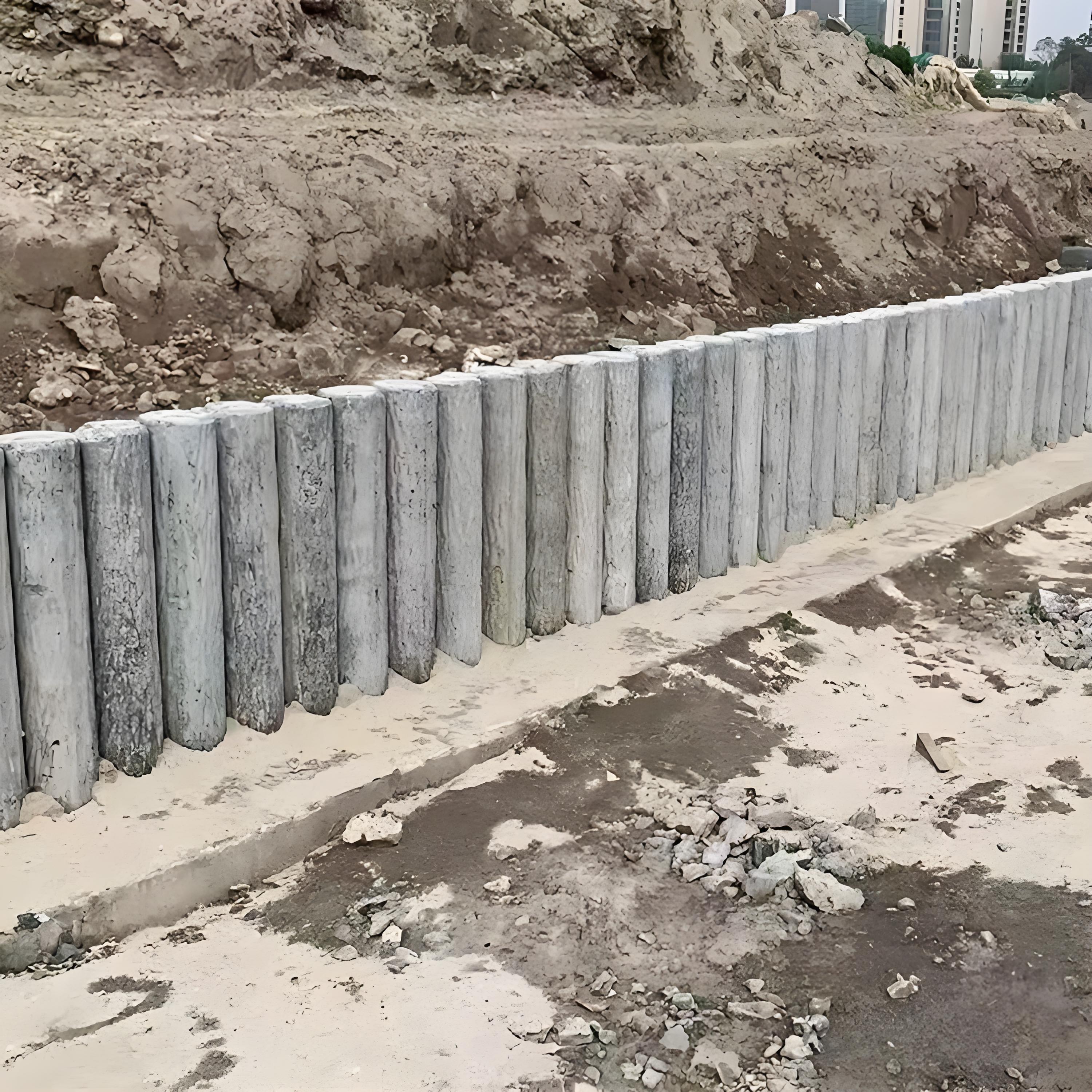 水泥樁批發(fā)廠家泓樺錦嘉 - 打水泥樁的樁間距最小可以是多少？?